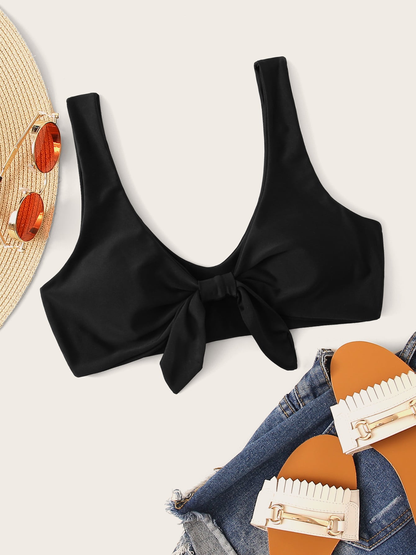 Knot Front Swimming Top